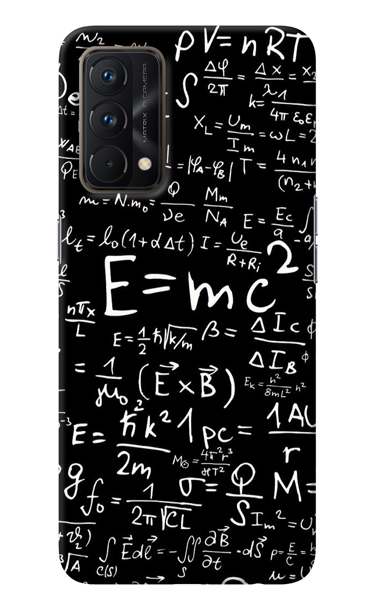 Physics Albert Einstein Formula Realme GT Master Edition Back Cover