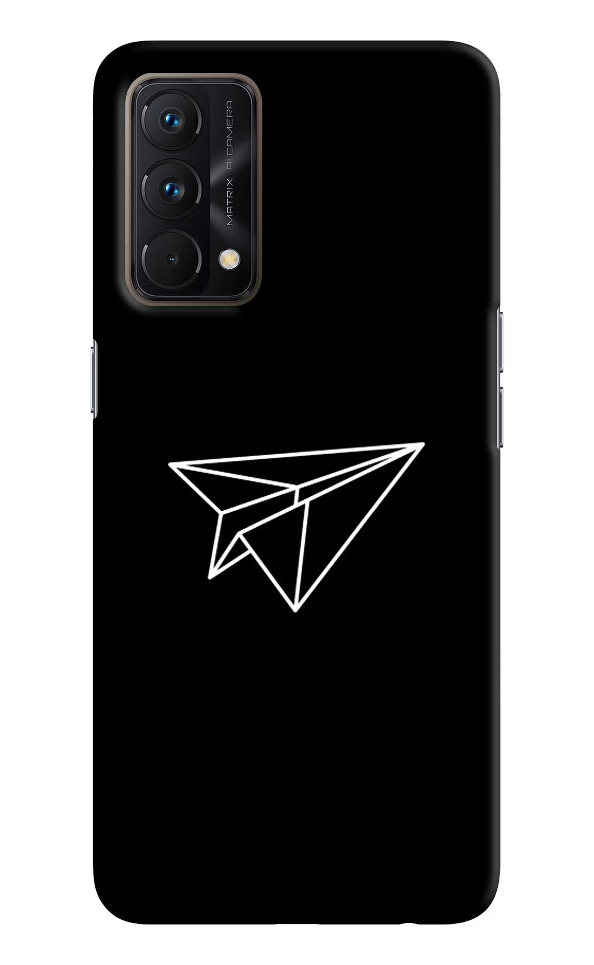 Paper Plane White Realme GT Master Edition Hard Case Back Cover by Casekaro