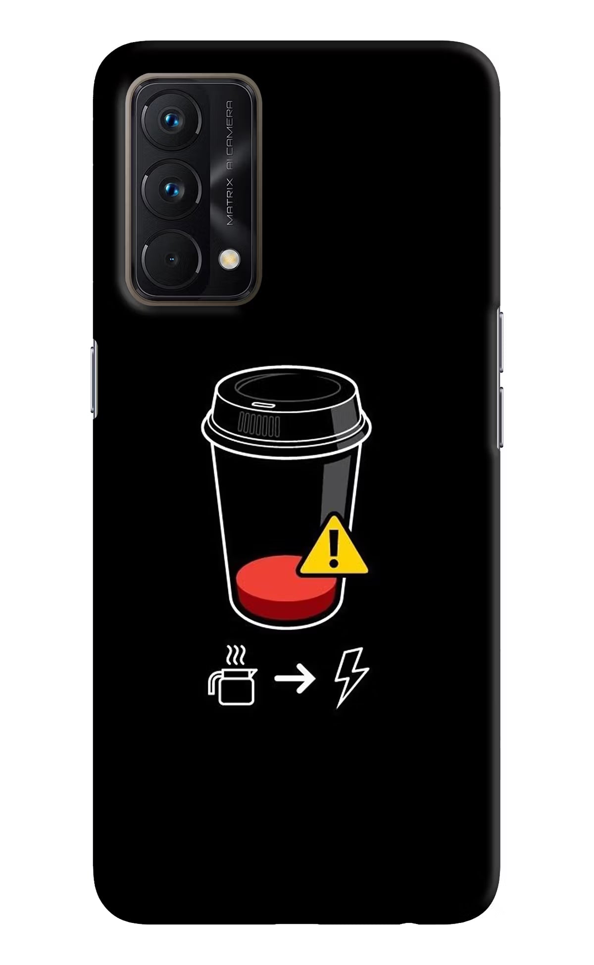 Coffee Realme GT Master Edition Hard Case Back Cover by Casekaro