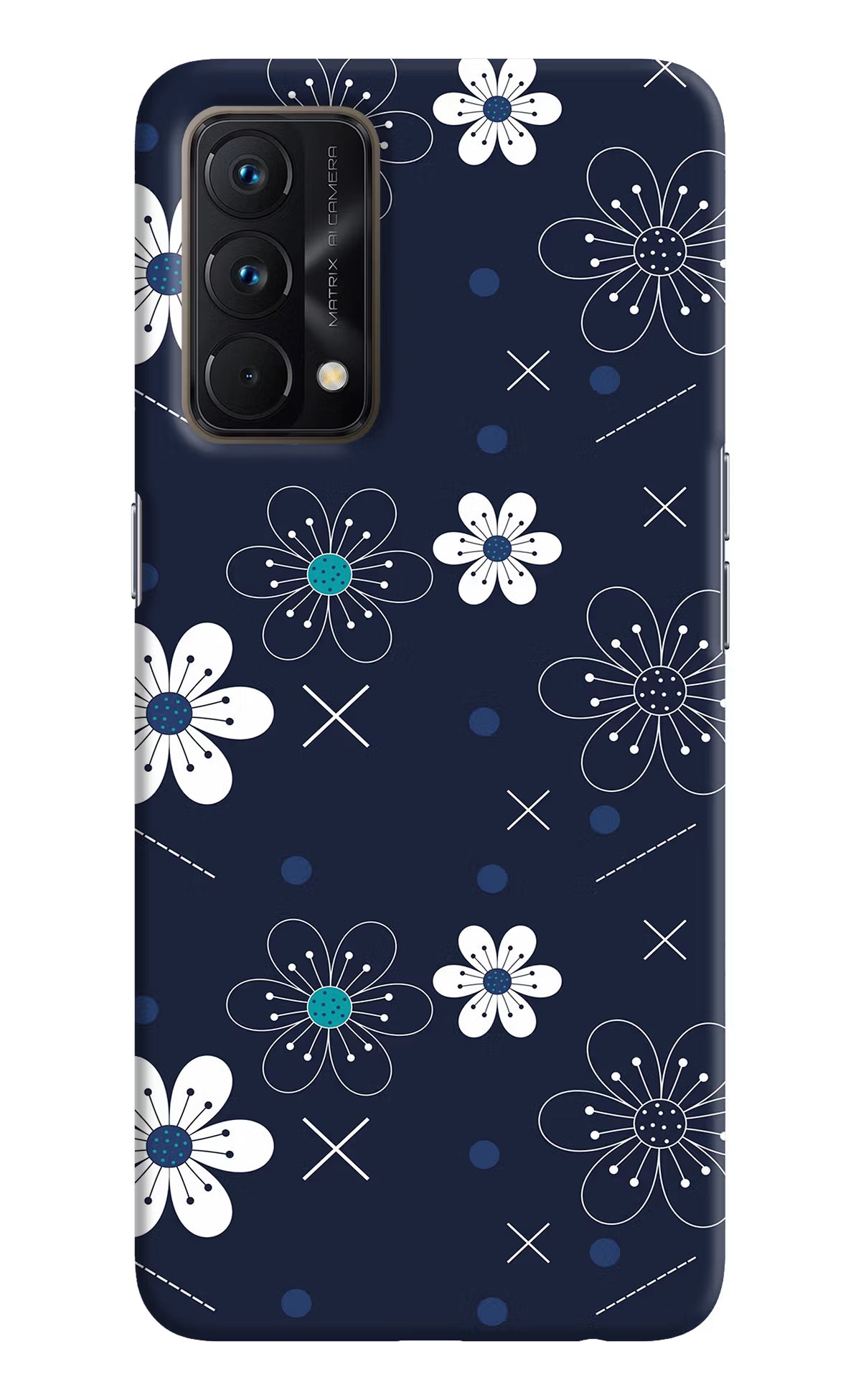 Flowers Realme GT Master Edition Hard Case Back Cover by Casekaro