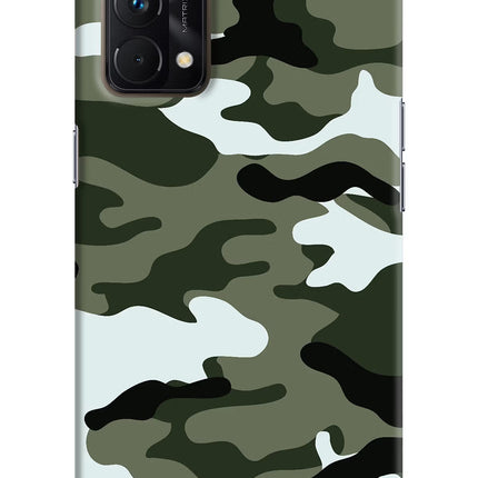 Camouflage Realme GT Master Edition Hard Case Back Cover by Casekaro