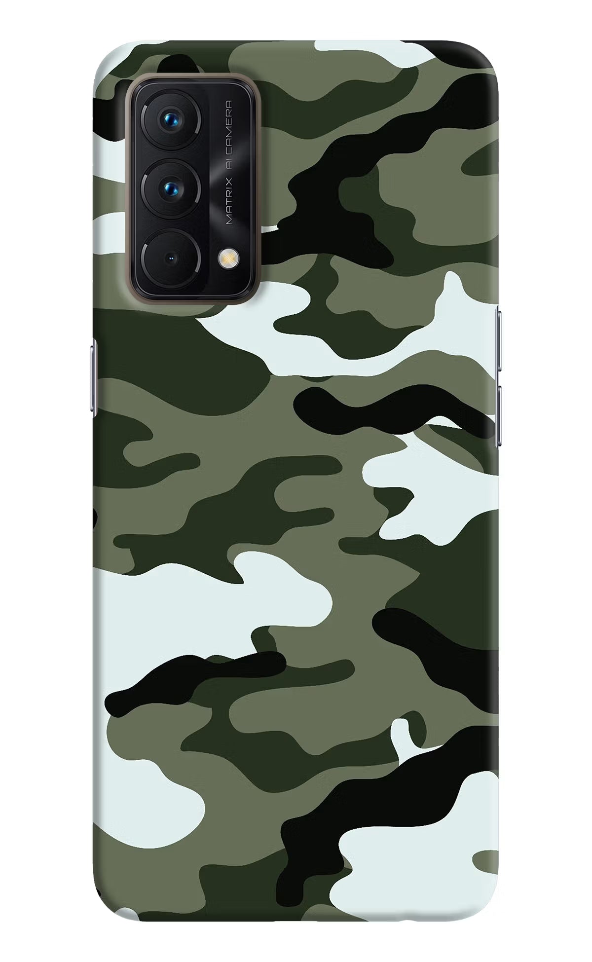 Camouflage Realme GT Master Edition Hard Case Back Cover by Casekaro