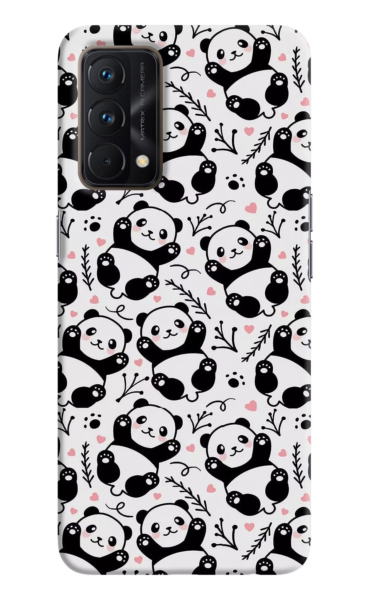 Cute Panda Realme GT Master Edition Hard Case Back Cover by Casekaro