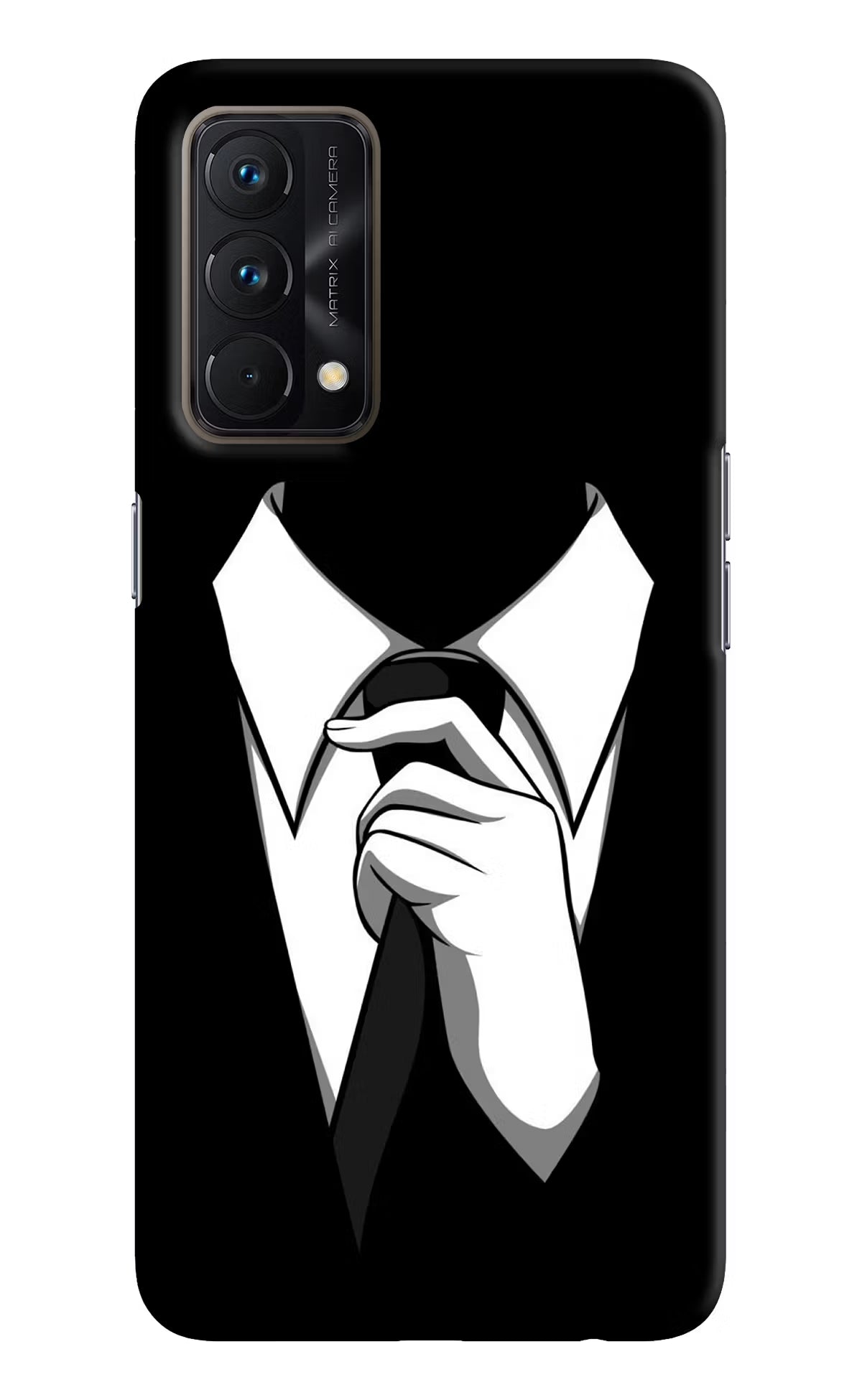 Black Tie Realme GT Master Edition Hard Case Back Cover by Casekaro