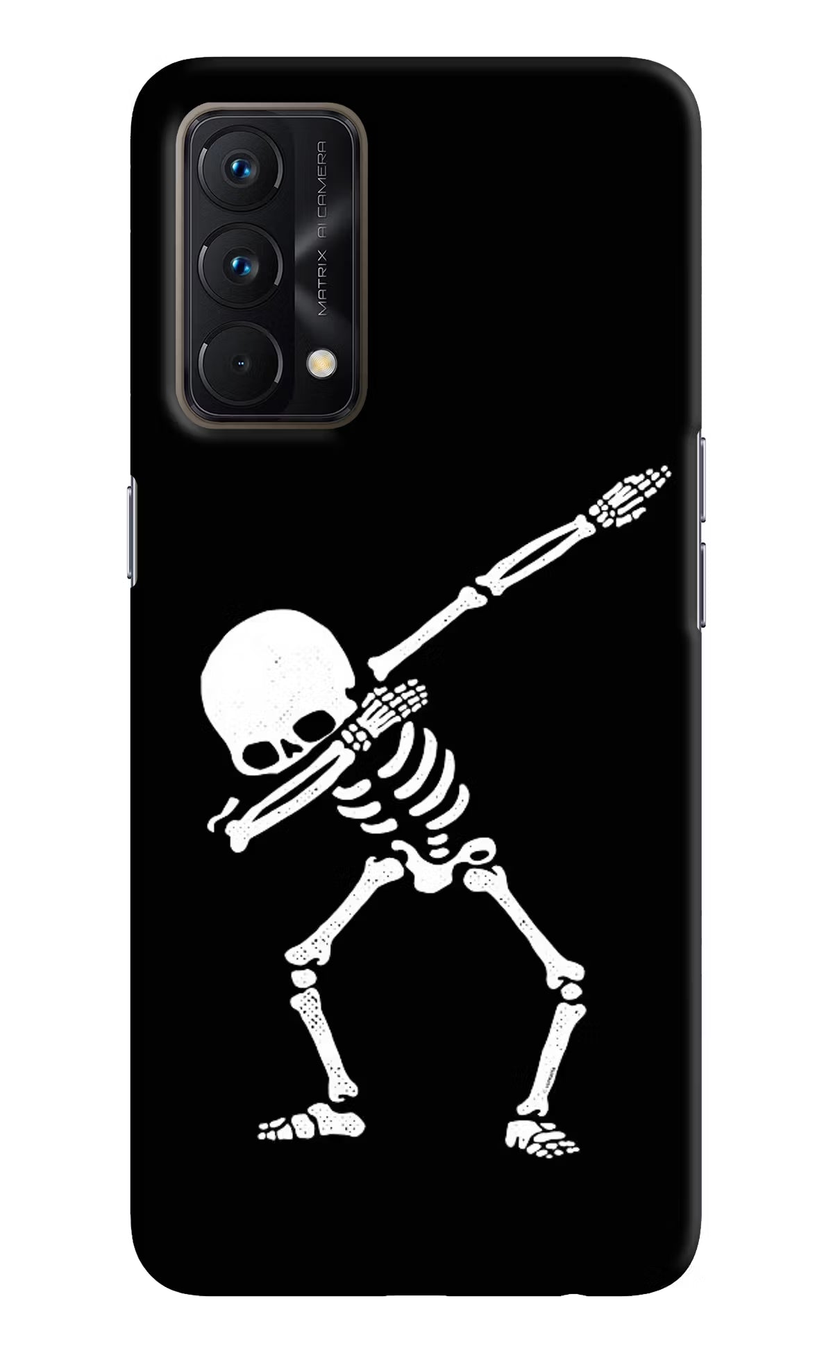 Dabbing Skeleton Art Realme GT Master Edition Hard Case Back Cover by Casekaro