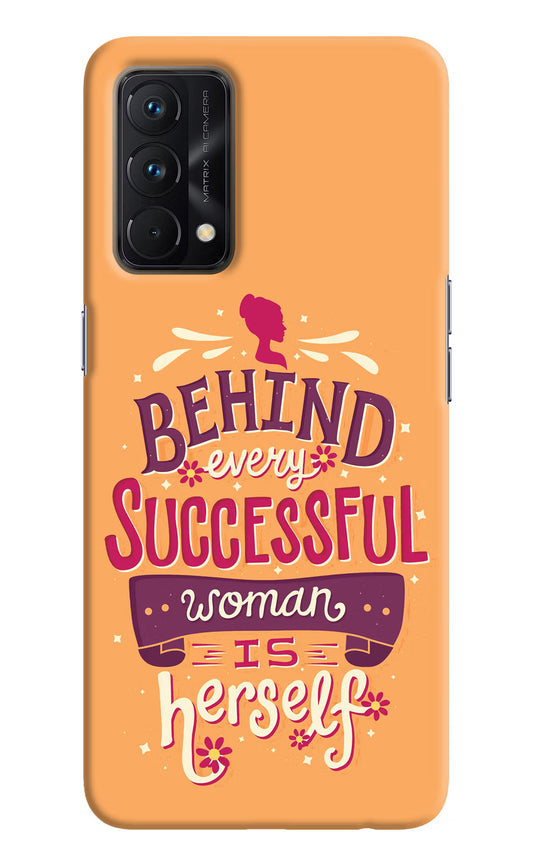 Behind Every Successful Woman There Is Herself Realme GT Master Edition Hard Case Back Cover by Casekaro