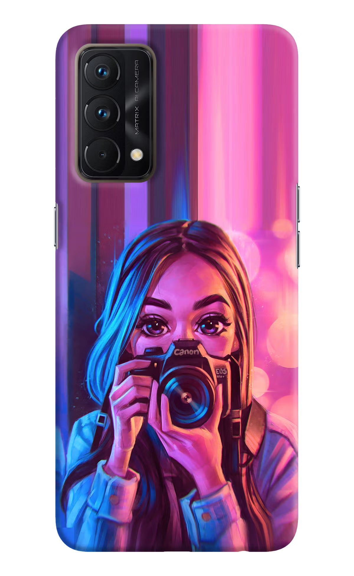 Girl Photographer Realme GT Master Edition Hard Case Back Cover by Casekaro