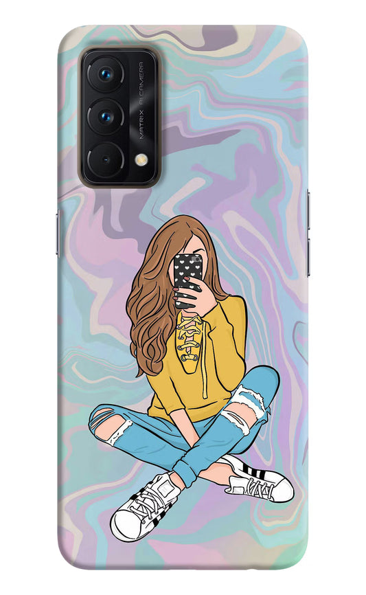 Selfie Girl Realme GT Master Edition Hard Case Back Cover by Casekaro
