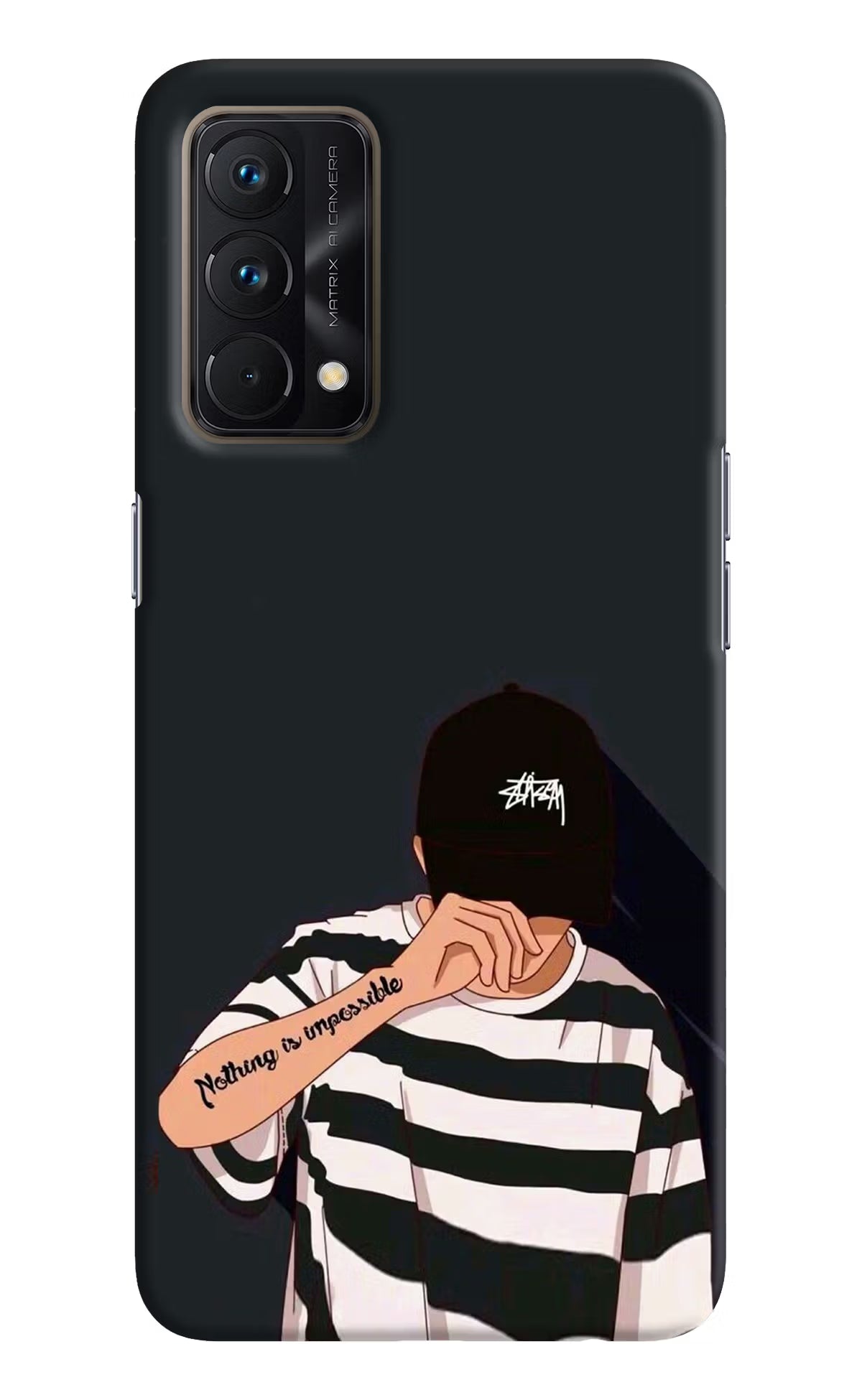 Aesthetic Boy Realme GT Master Edition Hard Case Back Cover by Casekaro