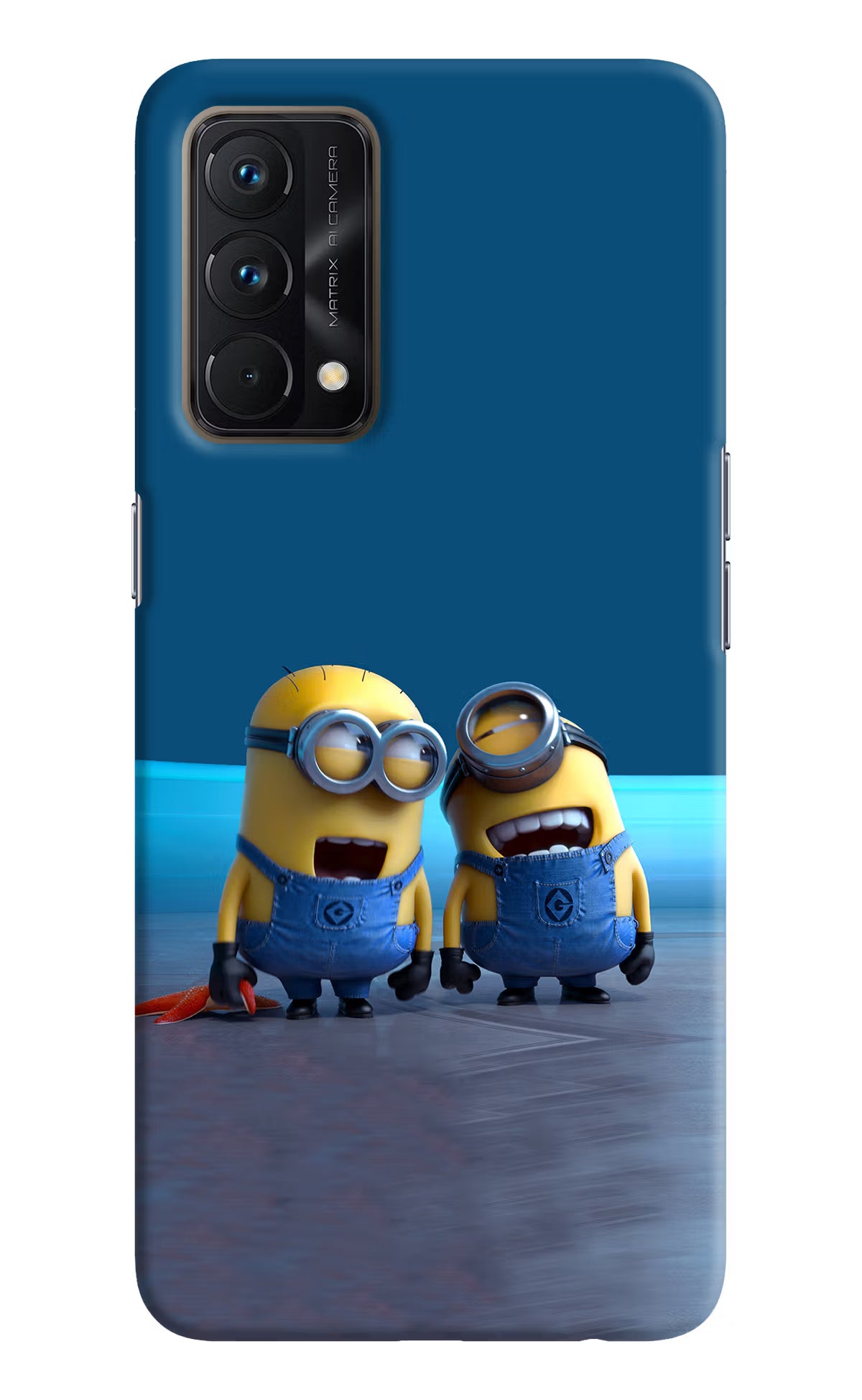 Minion Laughing Realme GT Master Edition Hard Case Back Cover by Casekaro