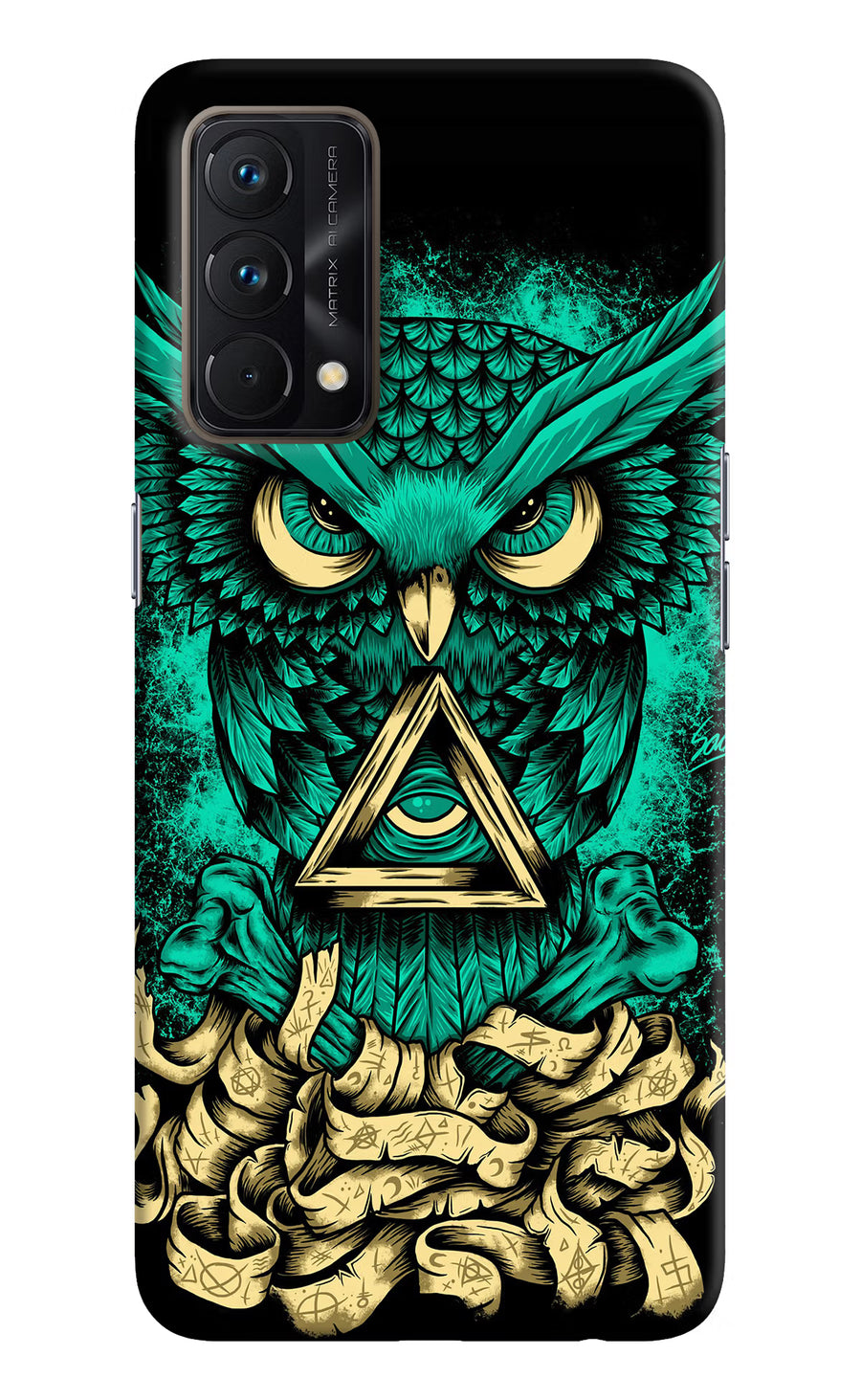 Green Owl Realme GT Master Edition Back Cover, Hard case