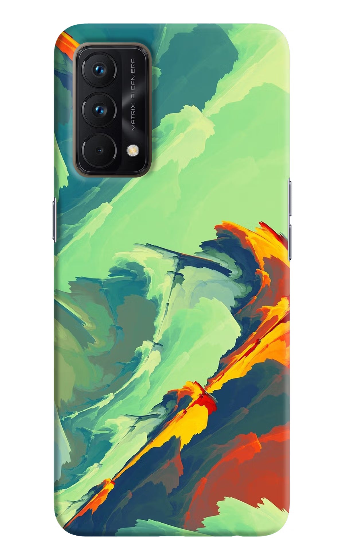 Paint Art Realme GT Master Edition Hard Case Back Cover by Casekaro