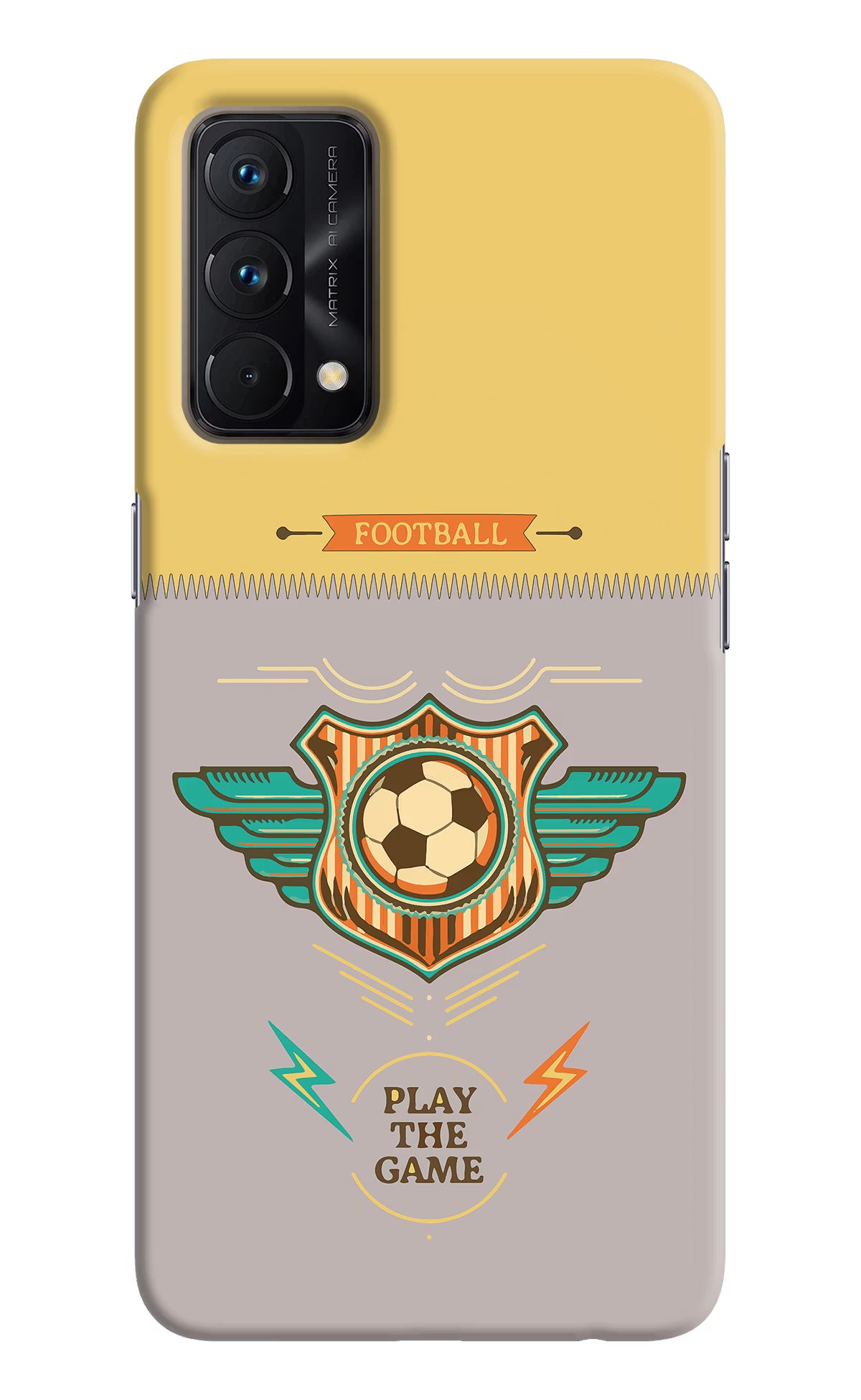 Football Realme GT Master Edition Hard Case Back Cover by Casekaro