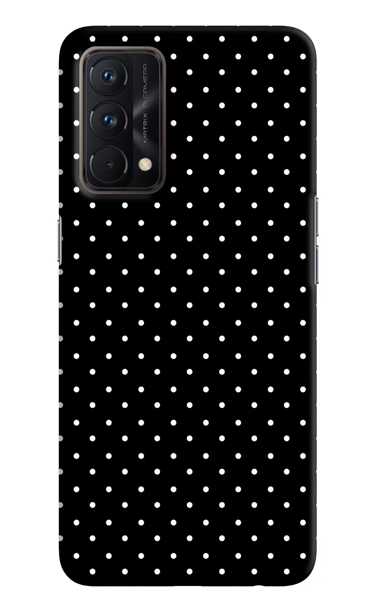 White Dots Realme GT Master Edition Hard Case Back Cover by Casekaro