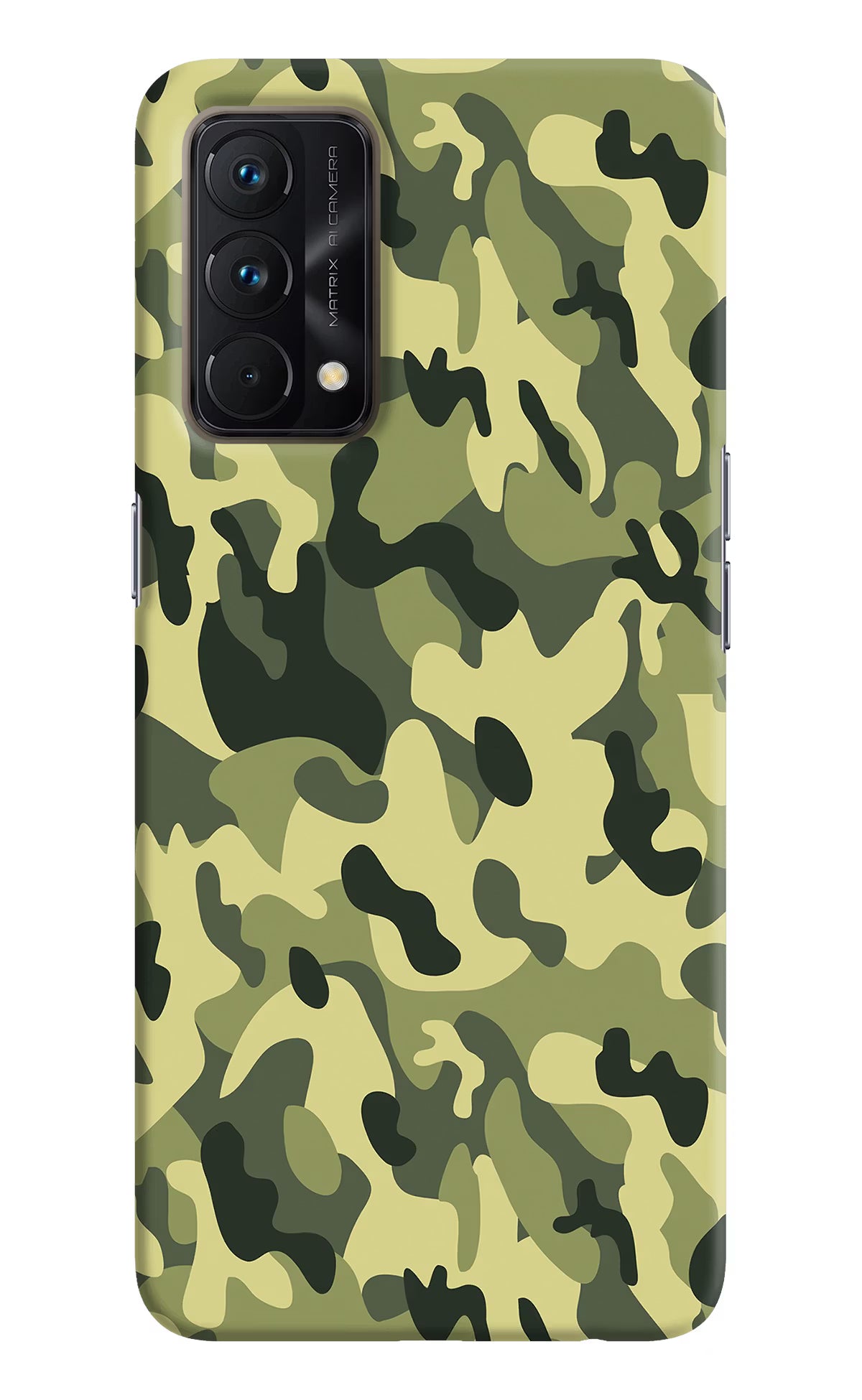 Camouflage Realme GT Master Edition Hard Case Back Cover by Casekaro