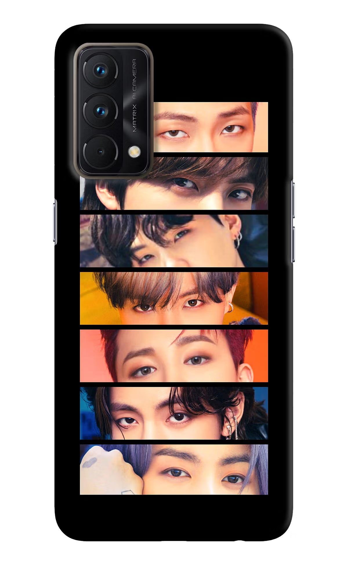 BTS Eyes Realme GT Master Edition Hard Case Back Cover by Casekaro