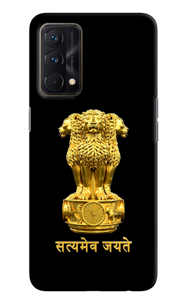 Satyamev Jayate Golden Realme GT Master Edition Hard Case Back Cover by Casekaro