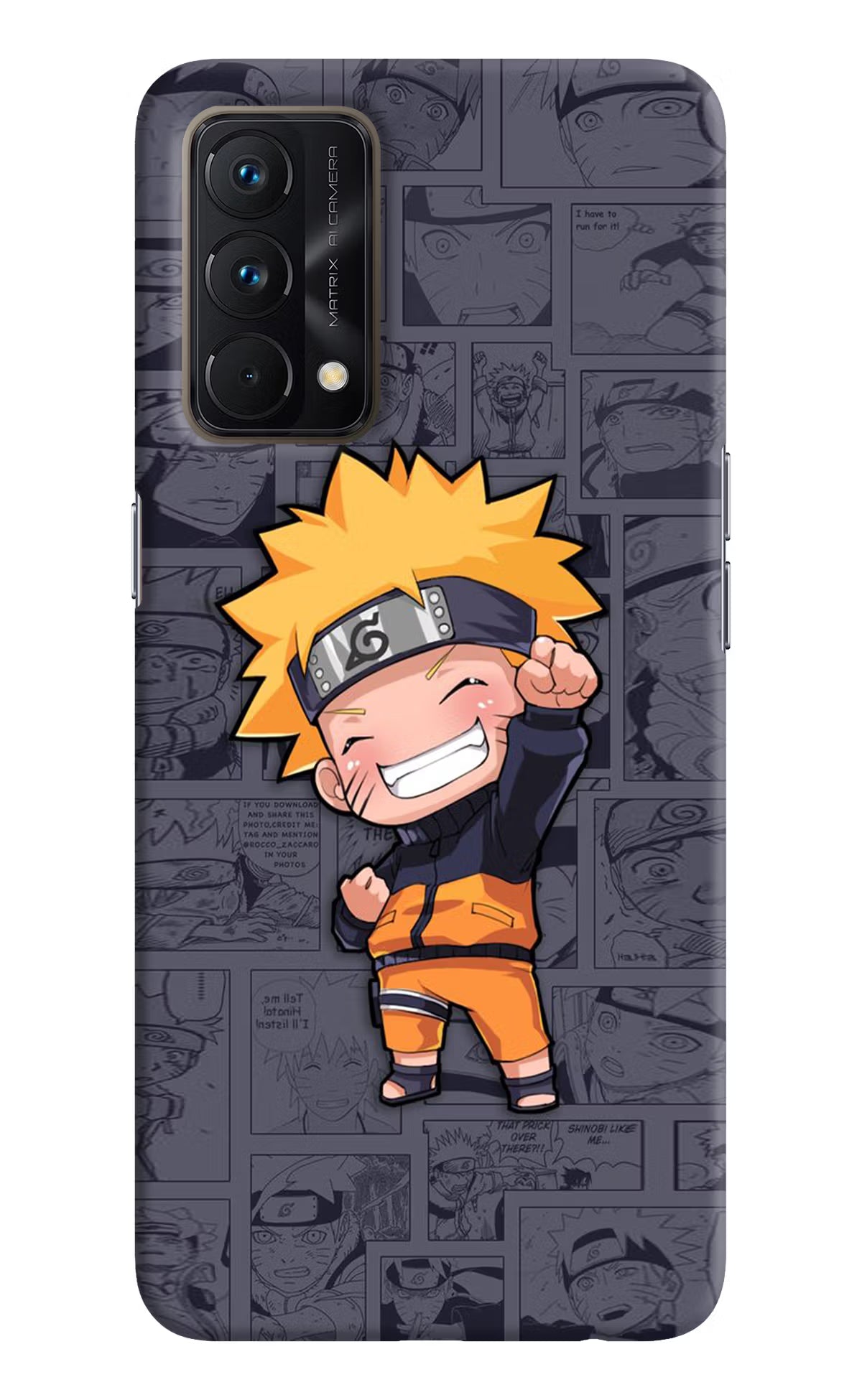 Chota Naruto Realme GT Master Edition Hard Case Back Cover by Casekaro