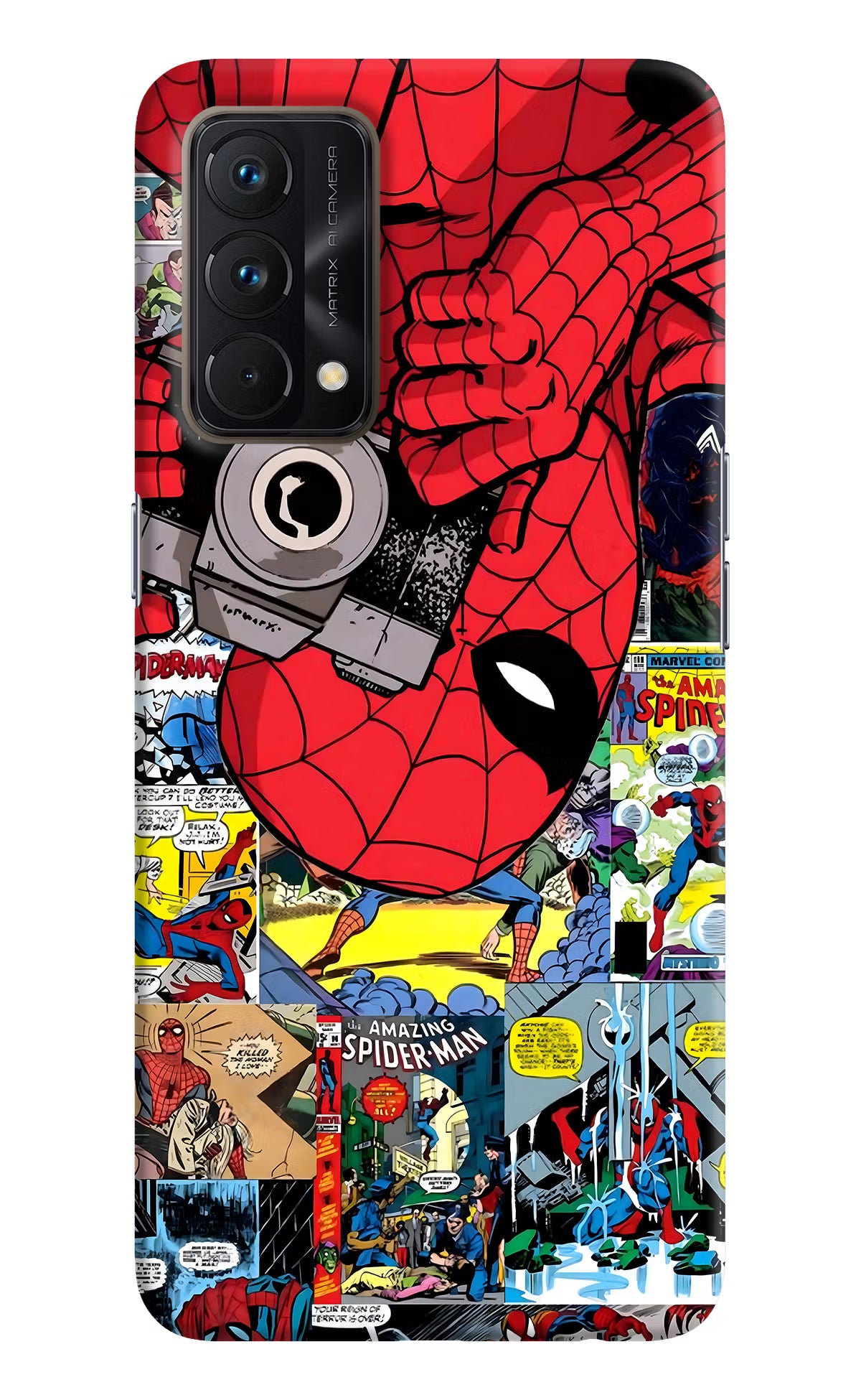 Spider Man Realme GT Master Edition Hard Case Back Cover by Casekaro