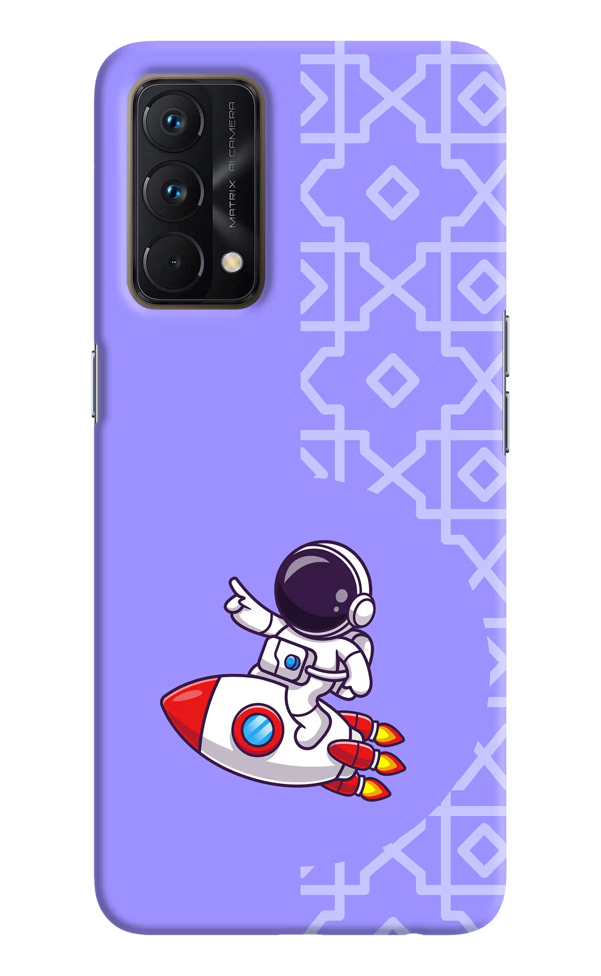 Cute Astronaut Realme GT Master Edition Hard Case Back Cover by Casekaro