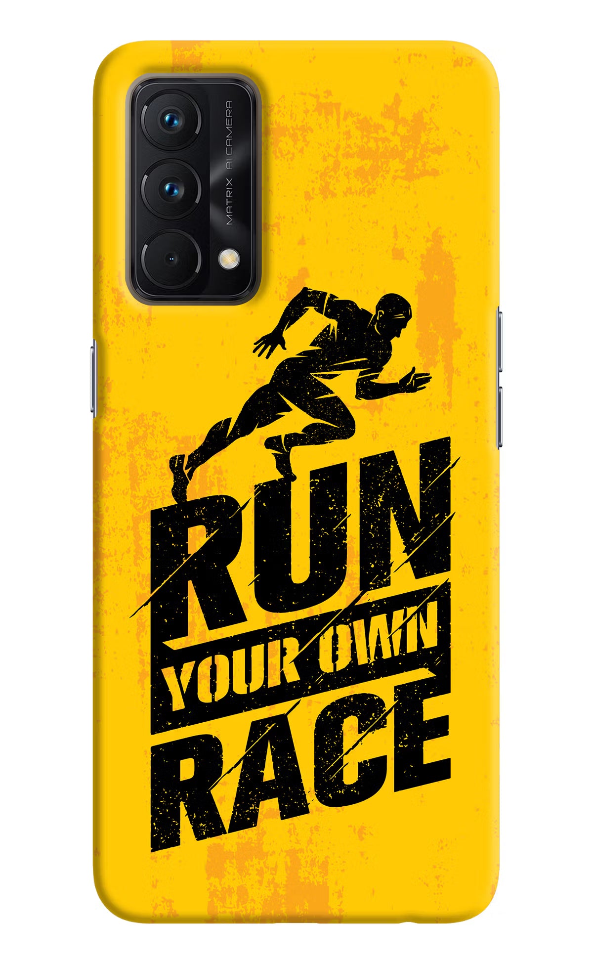 Run Your Own Race Realme GT Master Edition Hard Case Back Cover by Casekaro