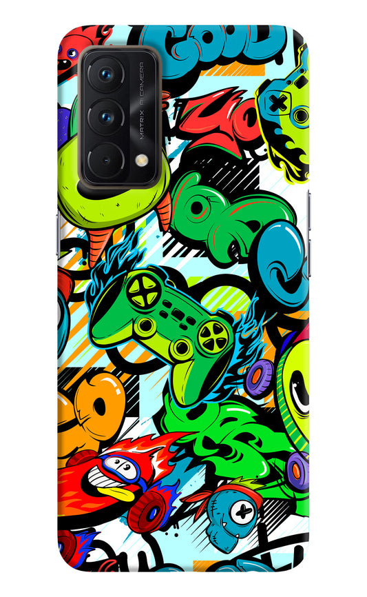 Game Doodle Realme GT Master Edition Hard Case Back Cover by Casekaro