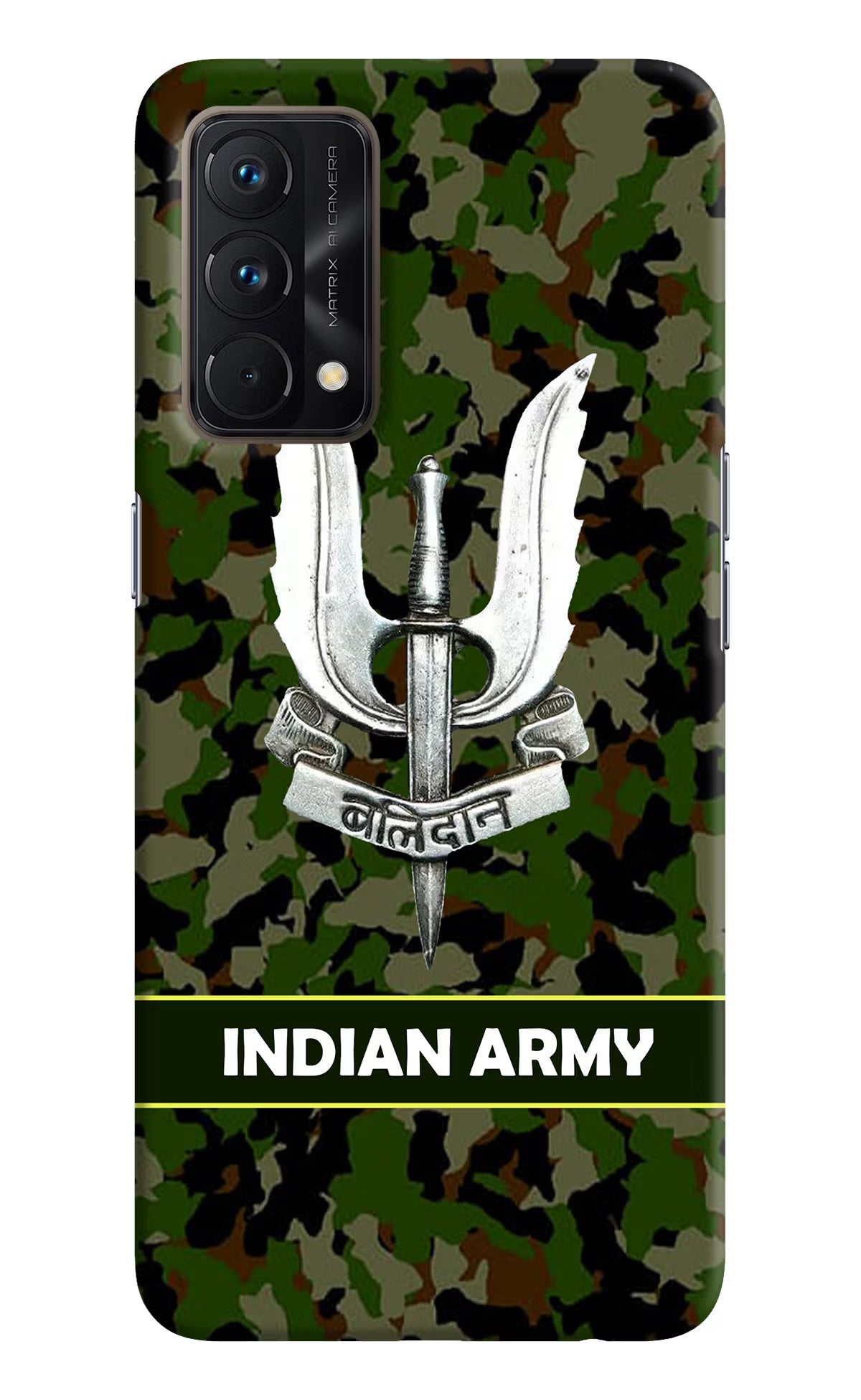 Balidan Indian Logo Realme GT Master Edition Hard Case Back Cover by Casekaro