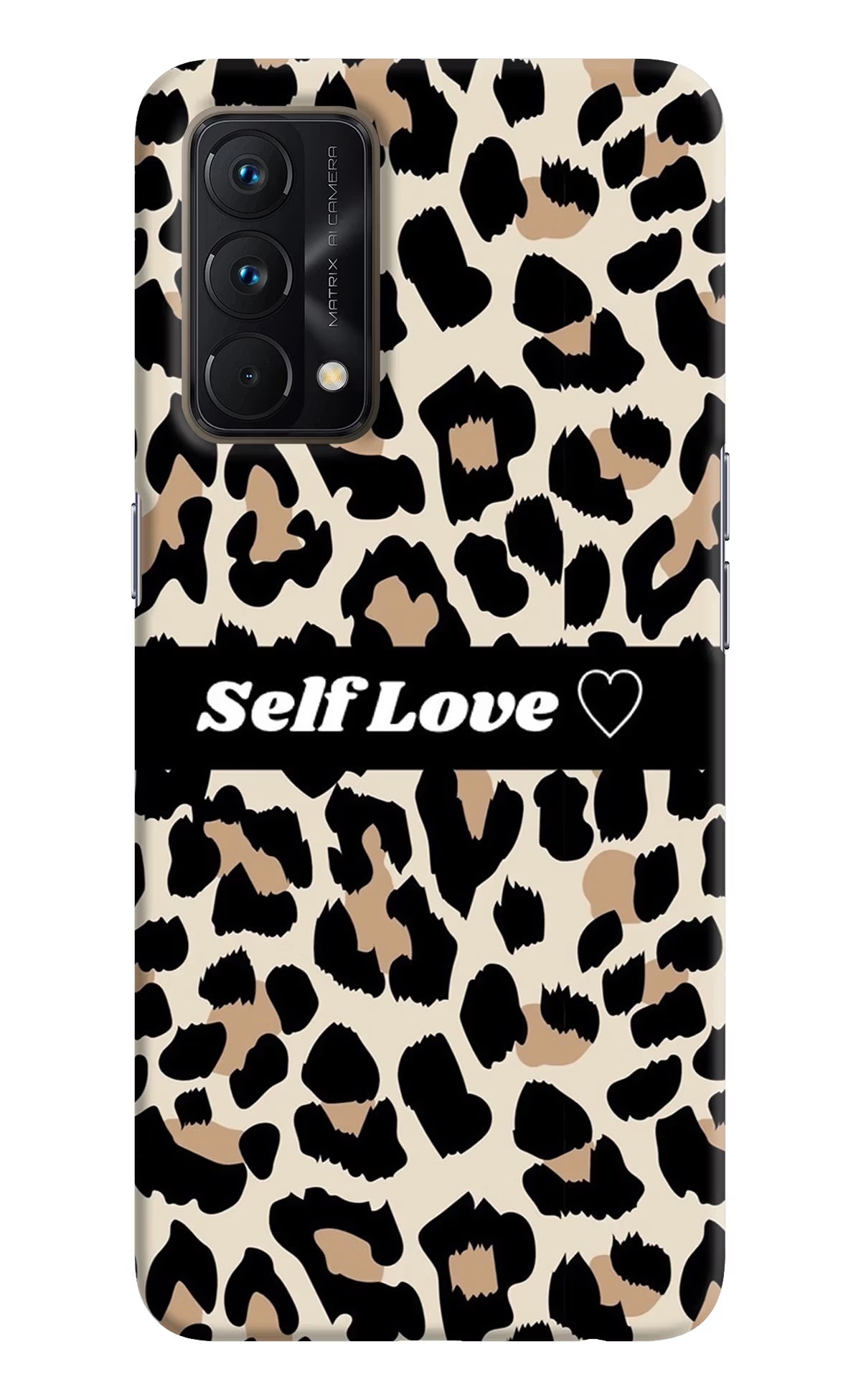 Leopard Print Self Love Realme GT Master Edition Hard Case Back Cover by Casekaro