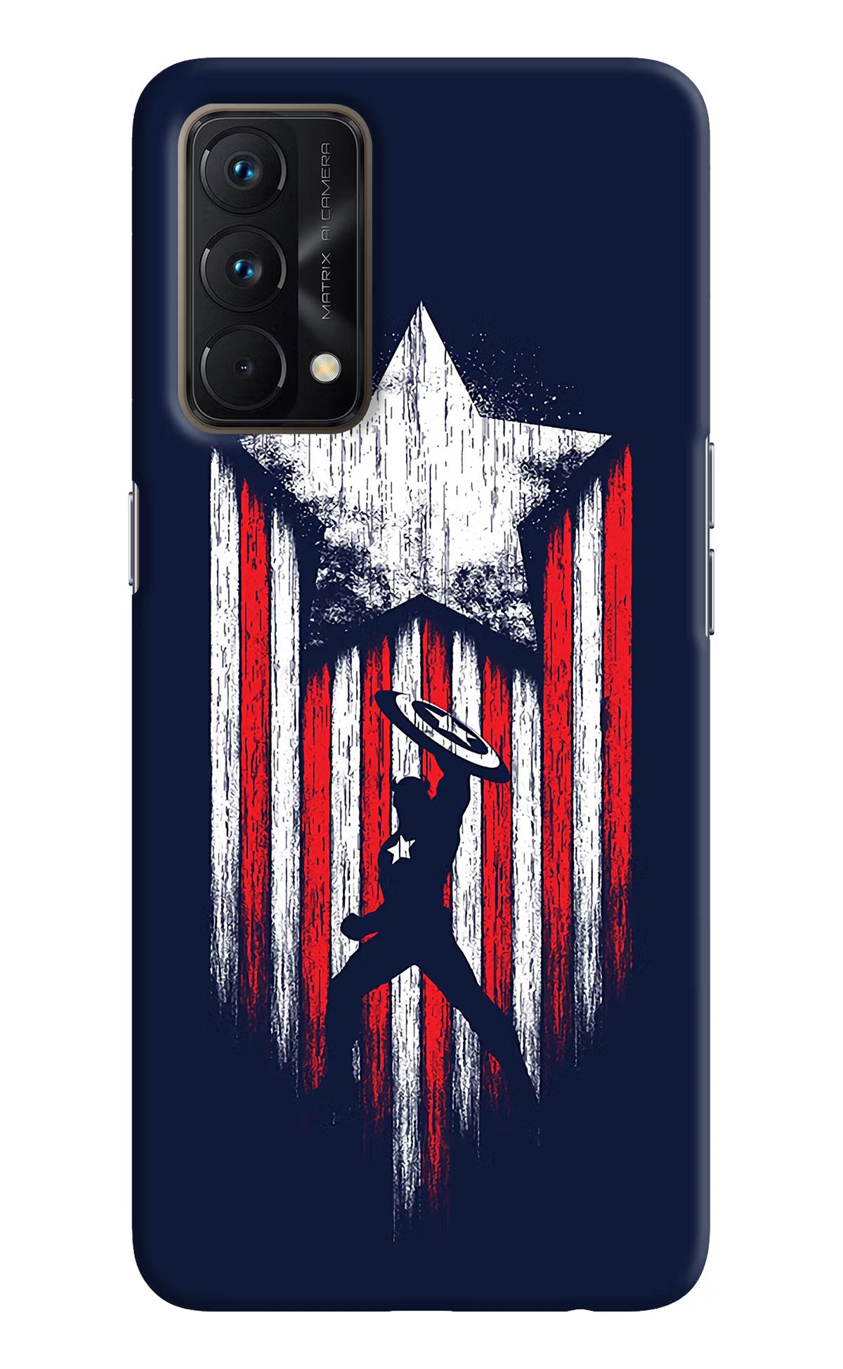 Captain America Marvel Art Realme GT Master Edition Hard Case Back Cover by Casekaro