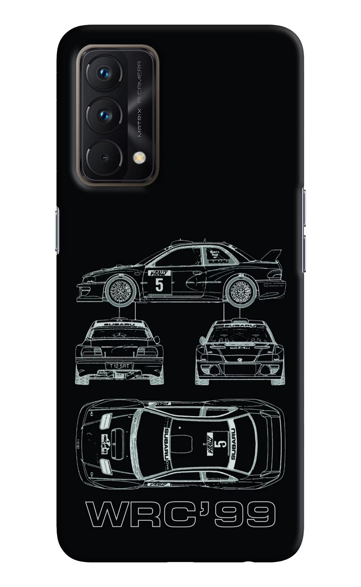 WRC'99 Realme GT Master Edition Hard Case Back Cover by Casekaro