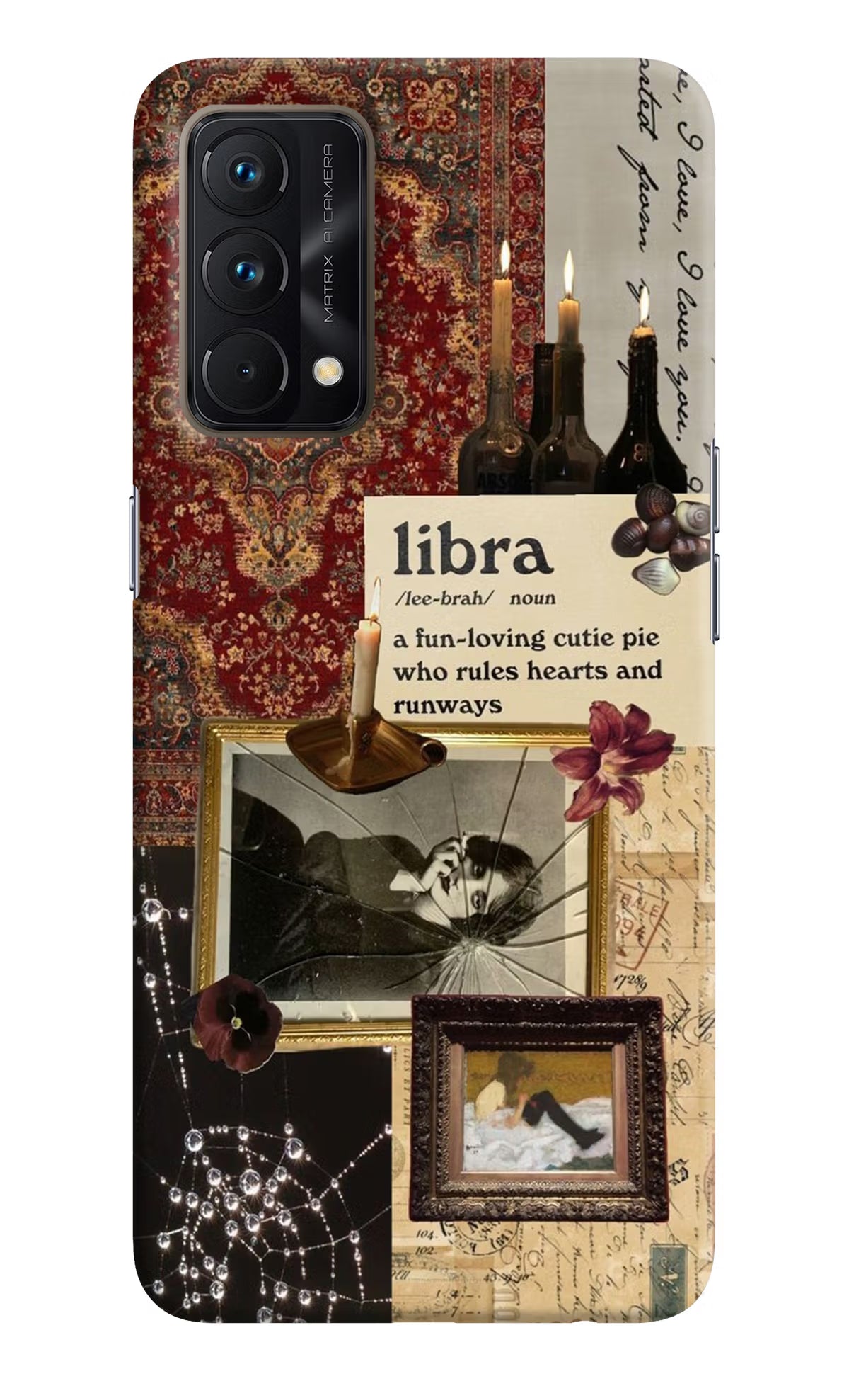Libra Zodiac Realme GT Master Edition Hard Case Back Cover by Casekaro