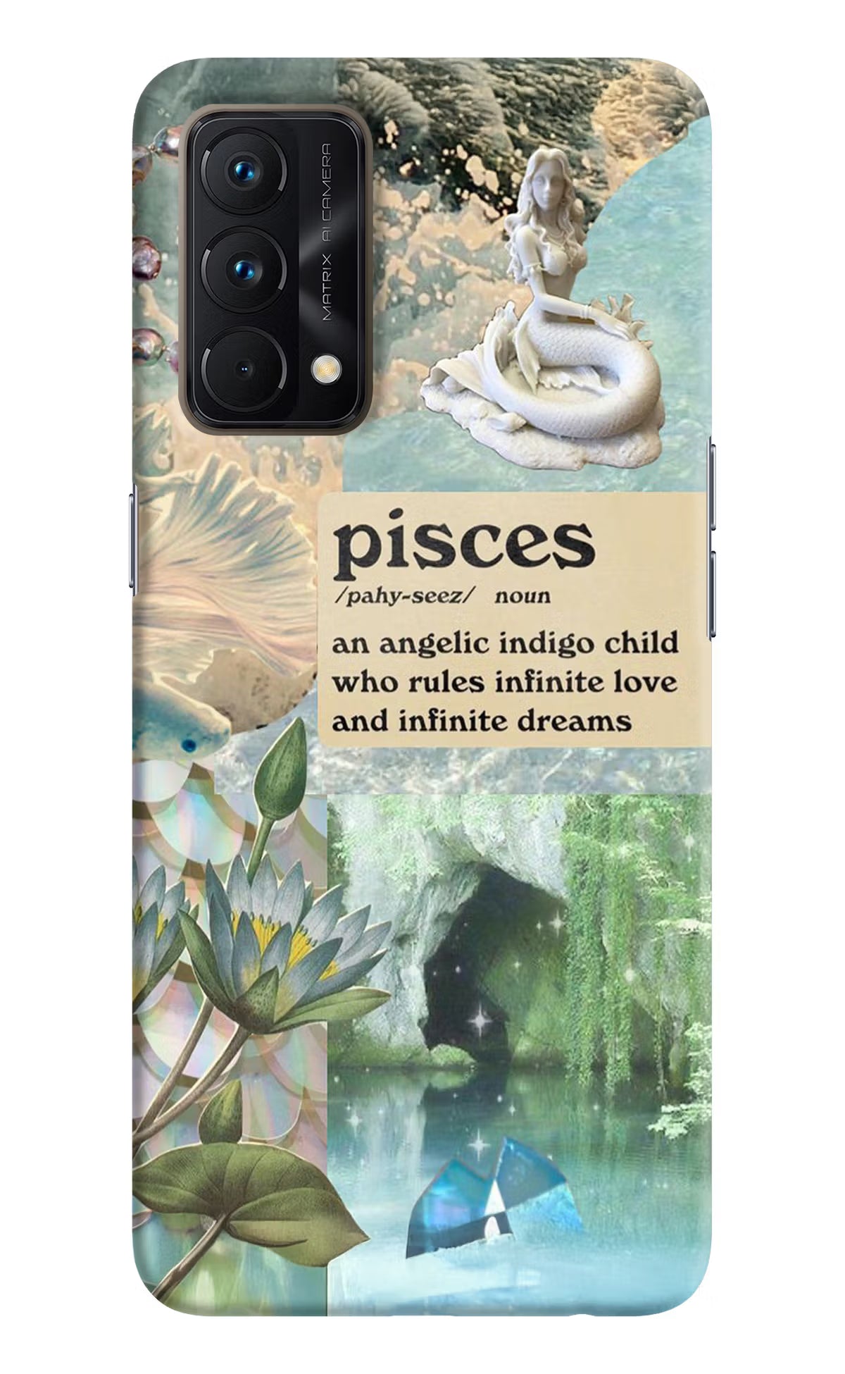 Pisces Zodiac Realme GT Master Edition Hard Case Back Cover by Casekaro