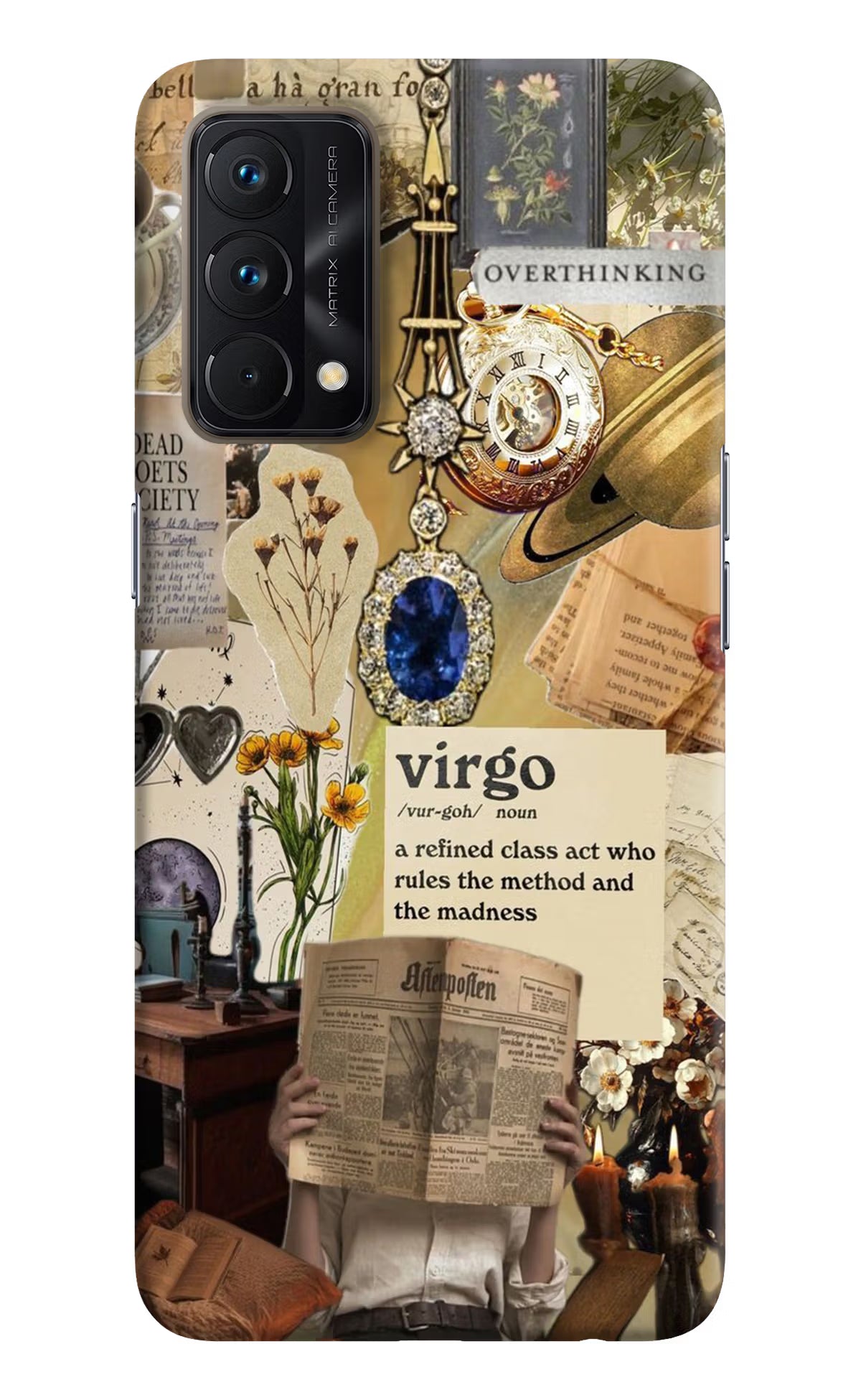 Virgo Zodiac Realme GT Master Edition Hard Case Back Cover by Casekaro
