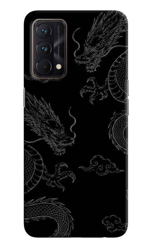 Twin Dragons Realme GT Master Edition Hard Case Back Cover by Casekaro