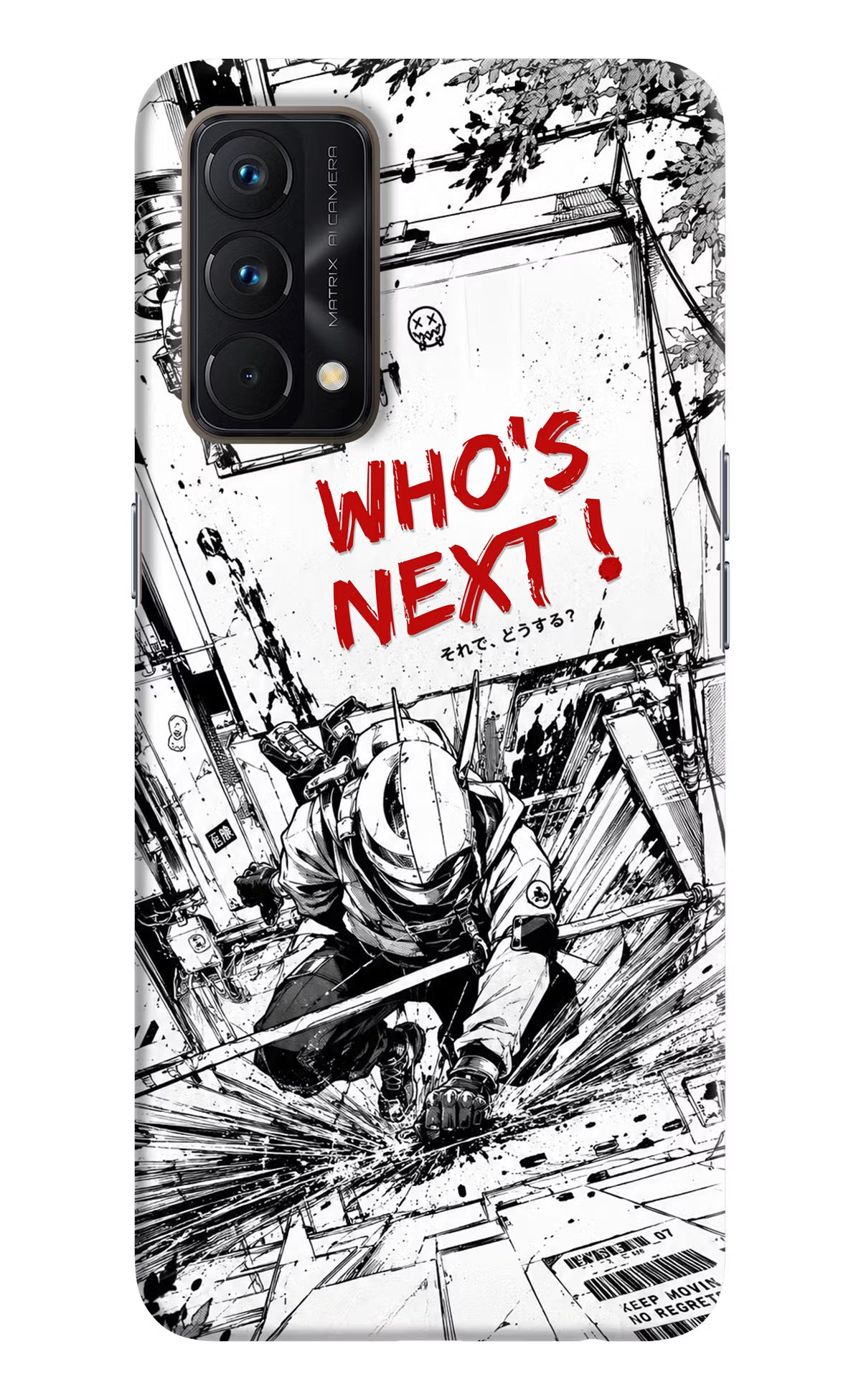 Who's Next Realme GT Master Edition Hard Case Back Cover by Casekaro