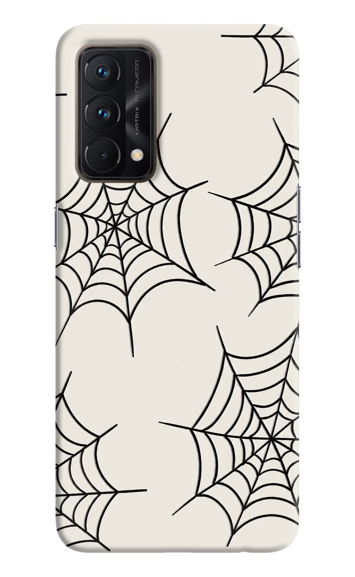 Spider Web Realme GT Master Edition Hard Case Back Cover by Casekaro