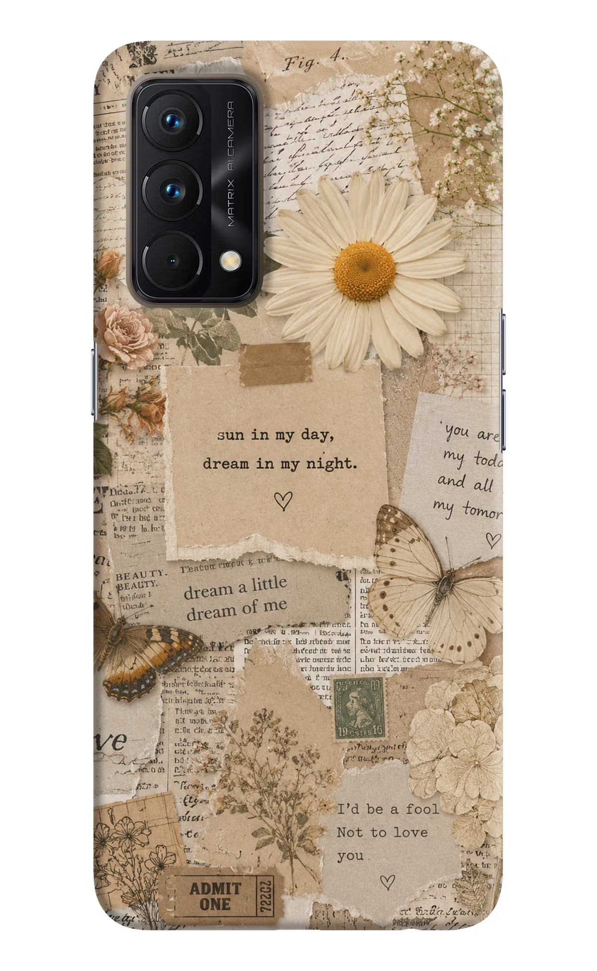 Vintage case Realme GT Master Edition Back Cover