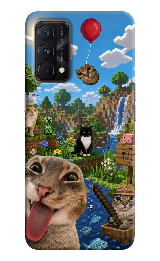 Minecraft Cat Chaos Realme GT Master Edition Hard Case Back Cover by Casekaro