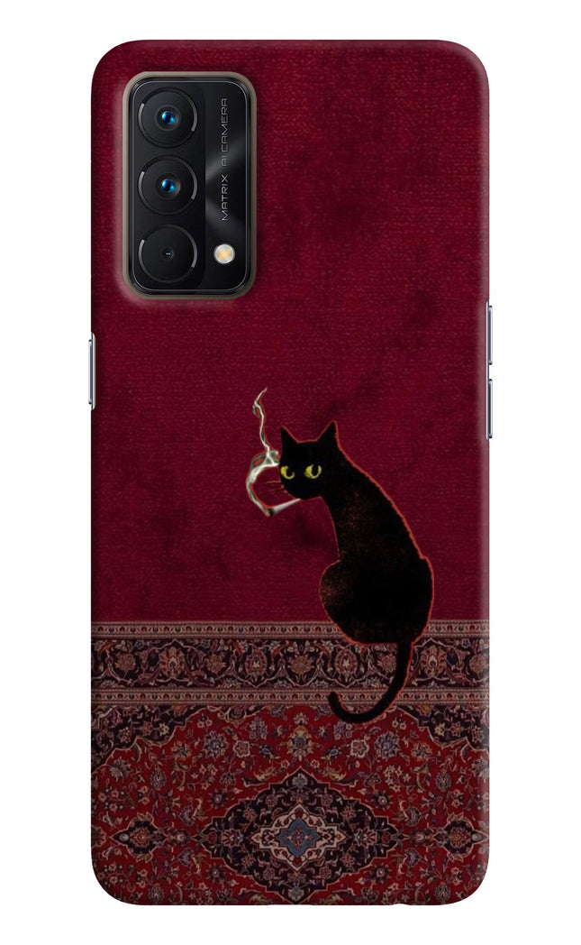 Midnight Cat Realme GT Master Edition Hard Case Back Cover by Casekaro