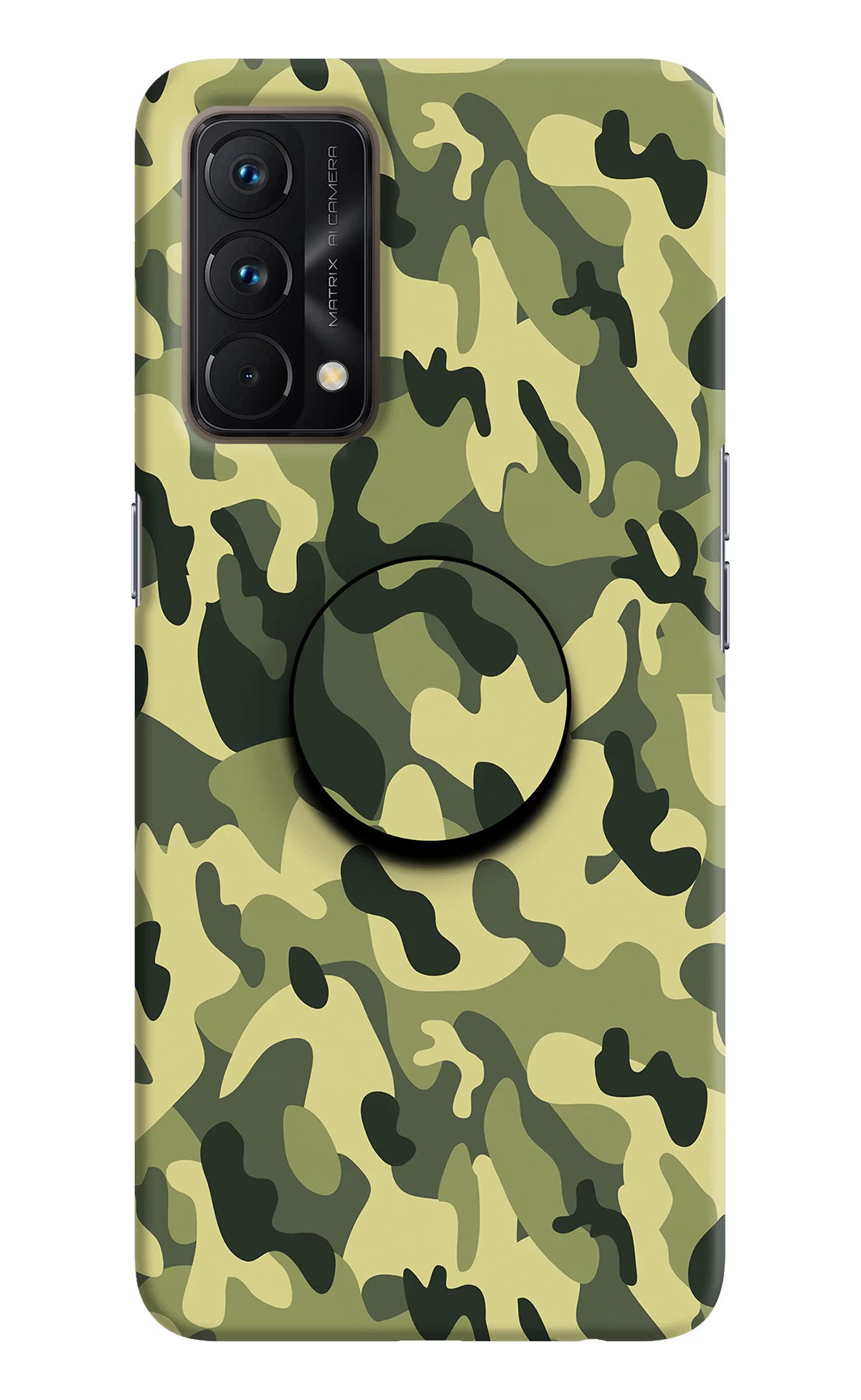 Camouflage Realme GT Master Edition Pop Case by Casekaro