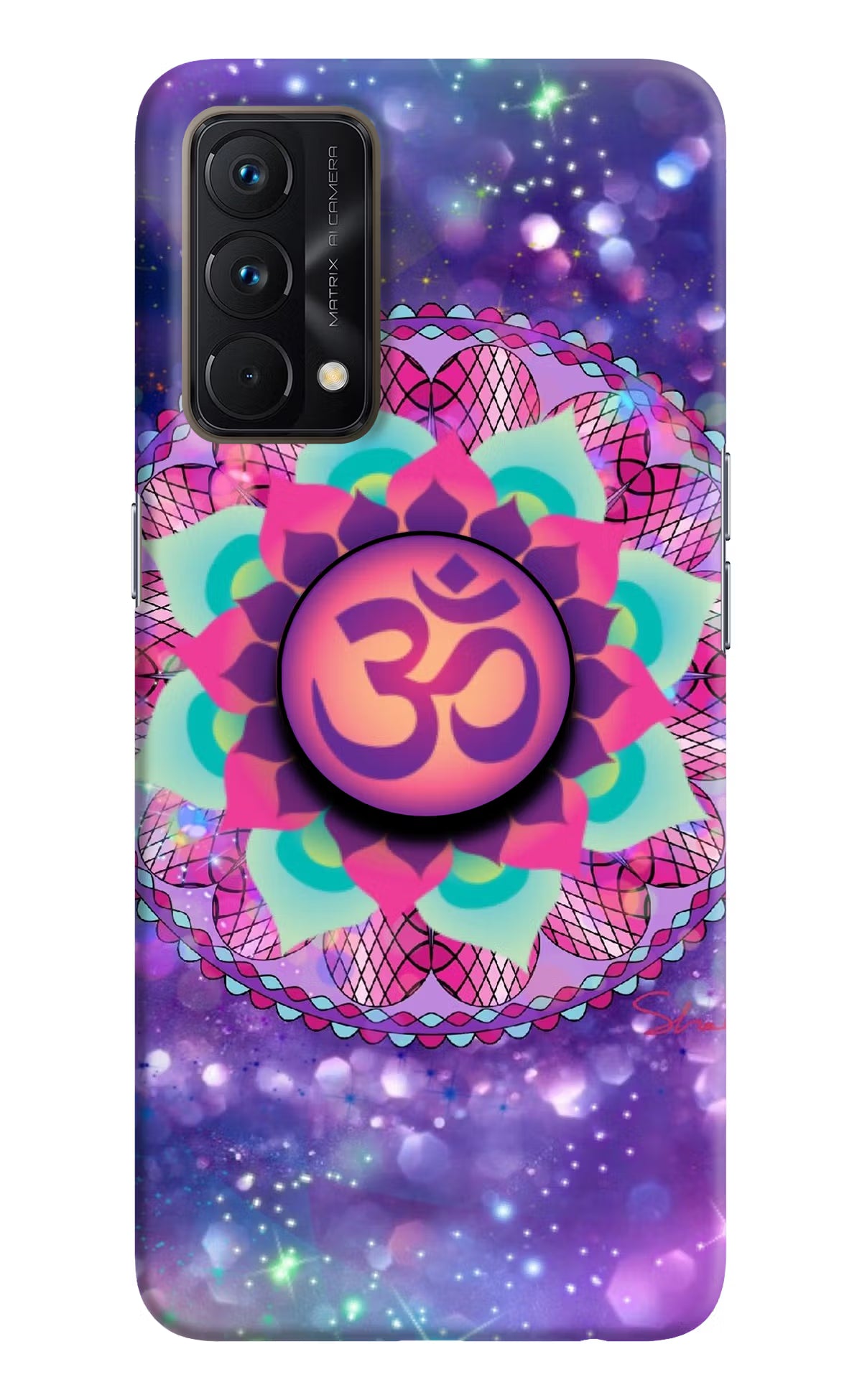 Om Purple Realme GT Master Edition Pop Case by Casekaro