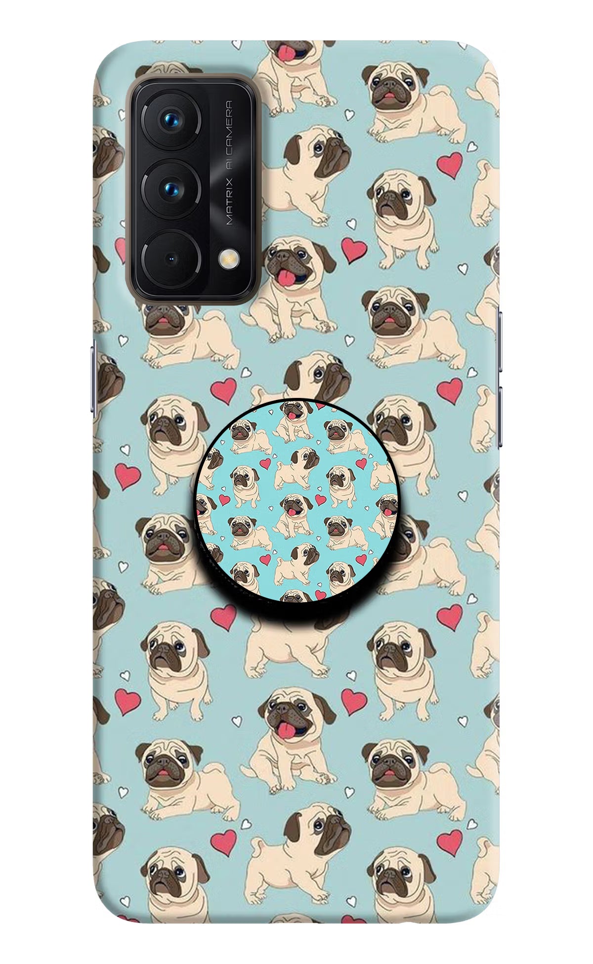 Pug Dog Realme GT Master Edition Pop Case by Casekaro