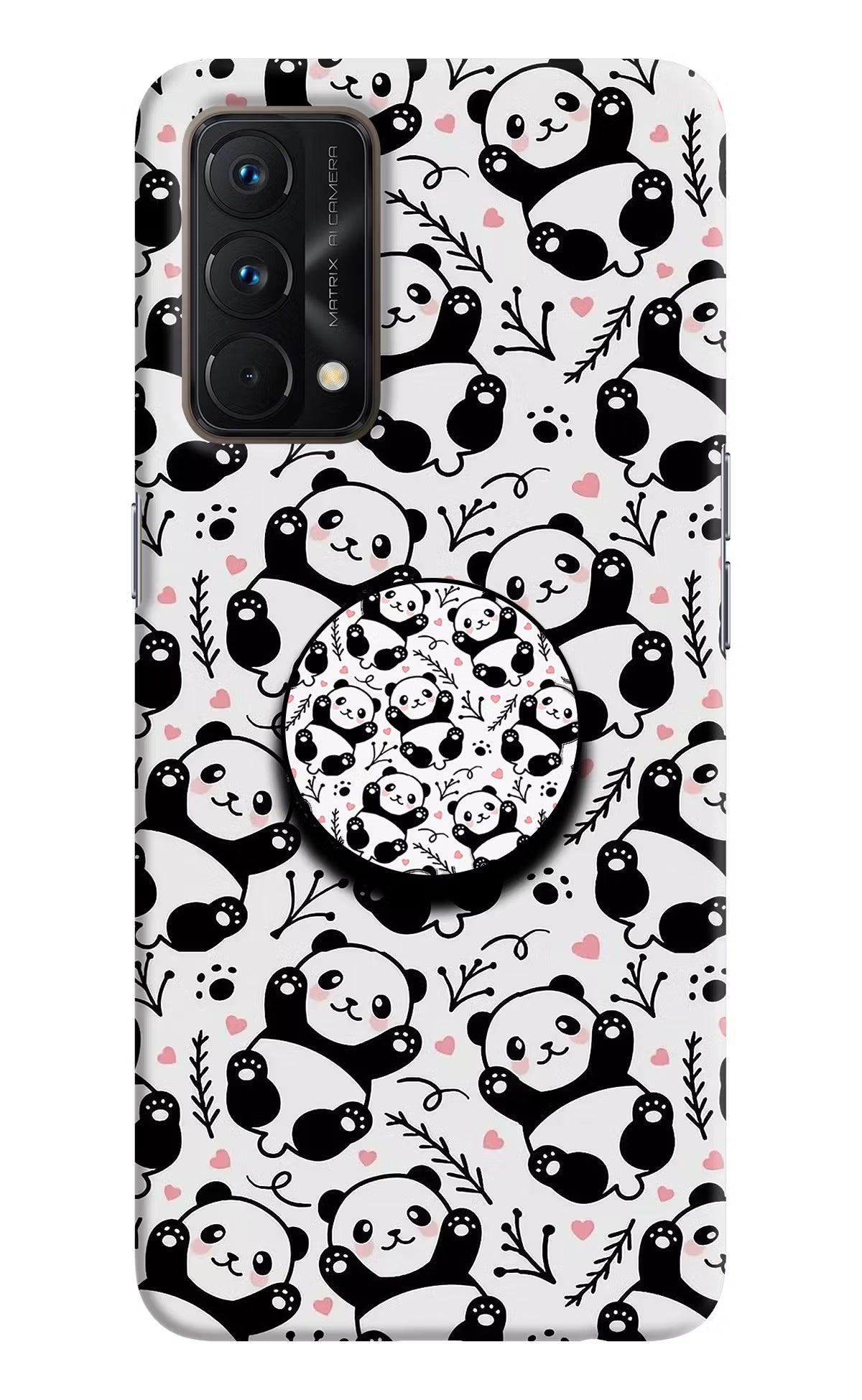 Cute Panda Realme GT Master Edition Pop Case by Casekaro