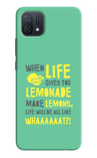 Quote Oppo A16k/A16e Hard Case Back Cover by Casekaro