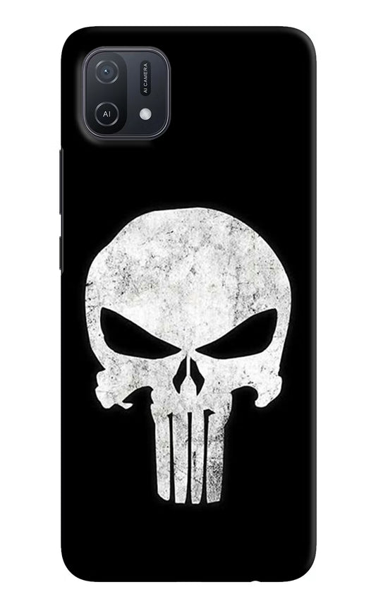 Punisher Skull Oppo A16k/A16e Hard Case Back Cover by Casekaro
