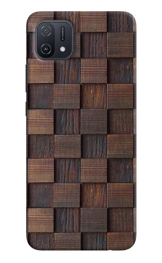 Wooden Cube Design Oppo A16k/A16e Hard Case Back Cover by Casekaro