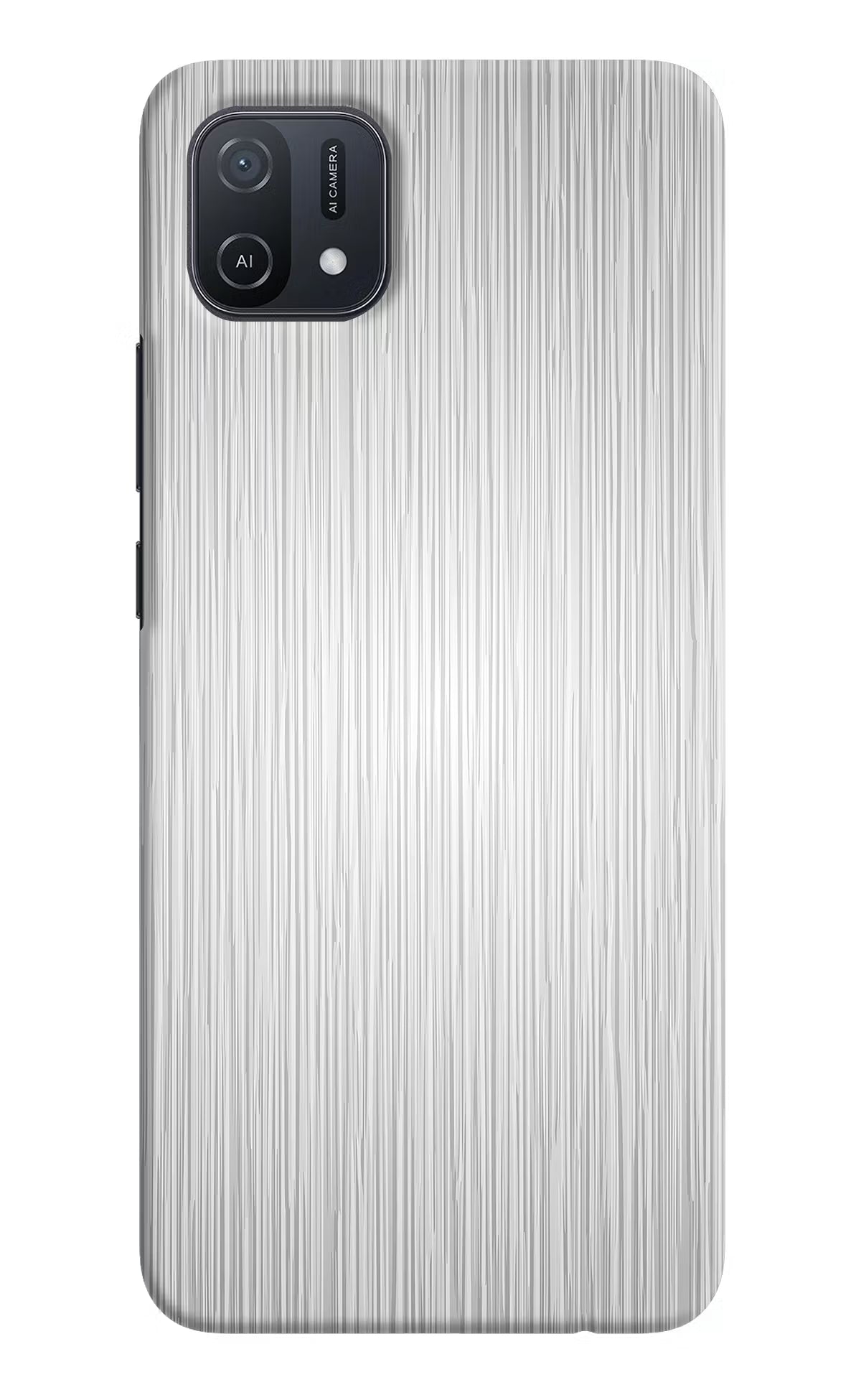 Wooden Grey Texture Oppo A16k/A16e Hard Case Back Cover by Casekaro