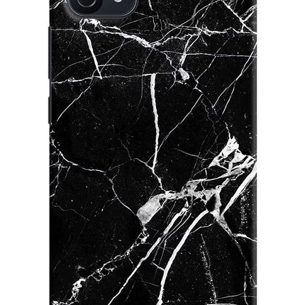 Black Marble Pattern Oppo A16k/A16e Hard Case Back Cover by Casekaro