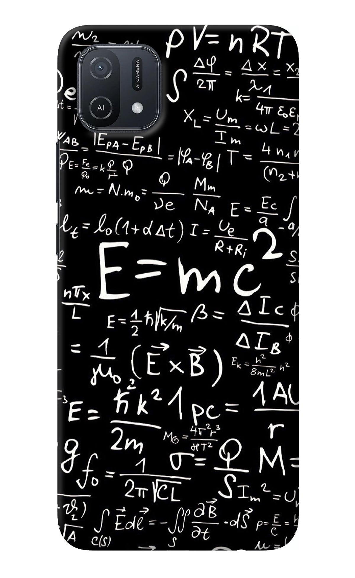 Physics Albert Einstein Formula Oppo A16k/A16e Back Cover