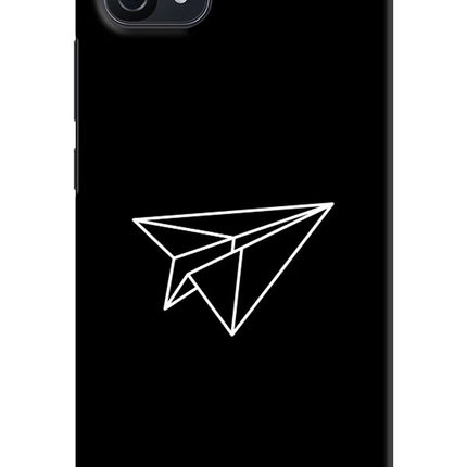 Paper Plane White Oppo A16k/A16e Hard Case Back Cover by Casekaro